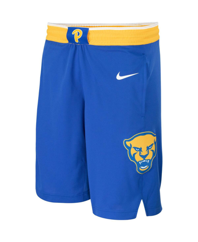 Nike Royal Pitt Panthers Team Logo Replica Basketball Shorts