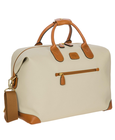 Bric's Milano Firenze 18" Cargo Duffle In Cream