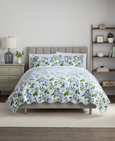 Waverly Treillage Trellis Printed 3-pc. Bedspread Set, King In Sky Blue