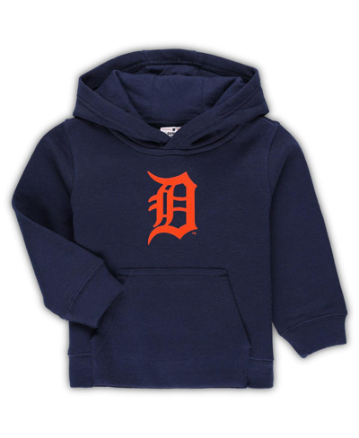 Outerstuff Babies' Toddler Boys And Girls Navy Detroit Tigers Team Primary Logo Fleece Pullover Hoodie