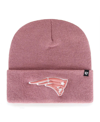 47 Brand Women's ' Pink New England Patriots Haymaker Cuffed Knit Hat In Pink
