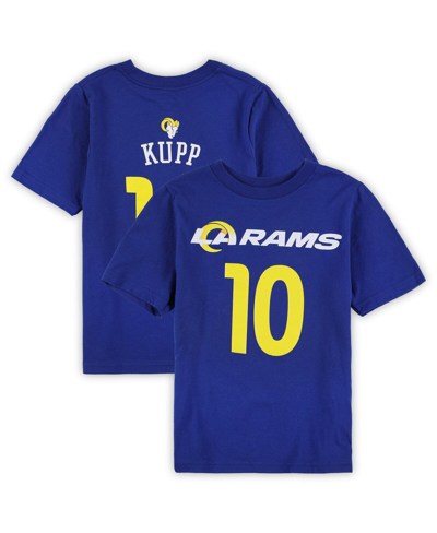 Outerstuff Babies' Preschool Boys And Girls Cooper Kupp Royal Los Angeles Rams Mainliner Team Player Name And Number T-
