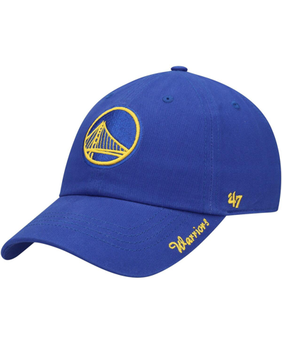 47 Brand Women's ' Royal Golden State Warriors Miata Clean Up Logo Adjustable Hat