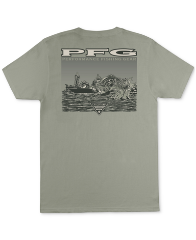 Columbia Men's Saddler Short-sleeve Pfg Graphic T-shirt In Safari