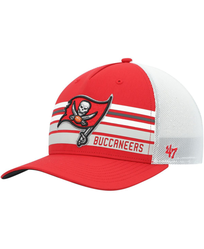 47 Brand Men's ' Red Tampa Bay Buccaneers Altitude Ii Mvp Trucker Snapback Hat