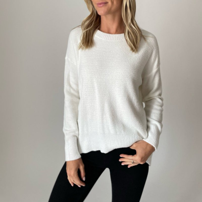 Six Fifty Soft Realm Sweater In White