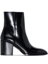 AEYDE AEYDE LEANDRA CALF LEATHER BLACK SHOES