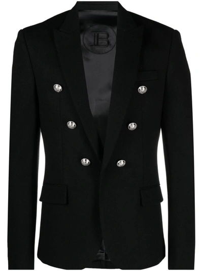 Balmain Suit Jackets In Black
