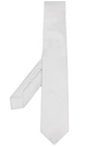 Barba Napoli Pointed-tip Silk Tie In Black
