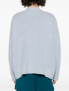Bonsai Crew-neck Logo-tag Jumper In White