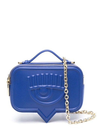 Chiara Ferragni Eyelike Bag In Blue