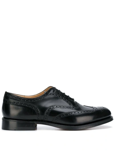 Church's Burwood Oxford Slip-on Brogues In Black