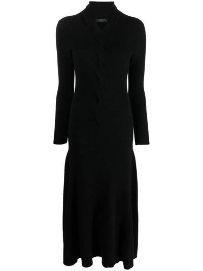 Fabiana Filippi Long Dress In Black