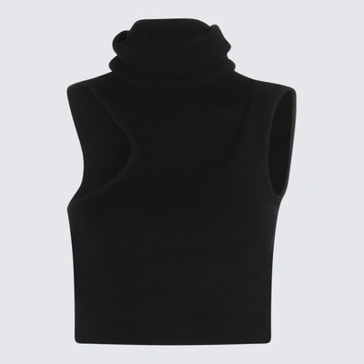 GAUGE81 GAUGE81 BLACK WOOL TOP