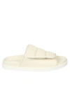 Gia Borghini Slippers And Clogs Leather Ivory In White