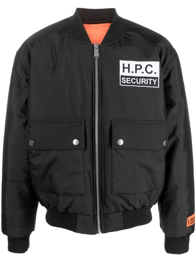 Heron Preston Coats In Black