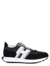 Hogan Low-top Sneakers H601 Suede In Black