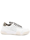 Just Cavalli Tiger Head-motif Low-top Sneakers In White