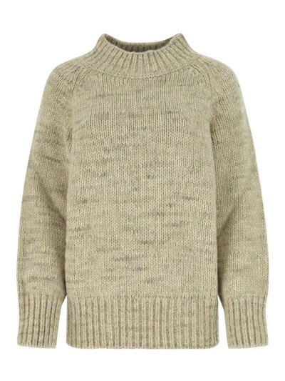 Maison Margiela Wool Blend Sweater In Brown