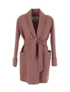 Max Mara Ughetta Coat In Pink