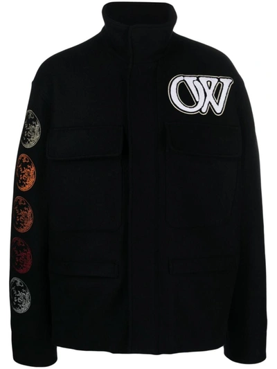 Off-white Off White Coats In Black