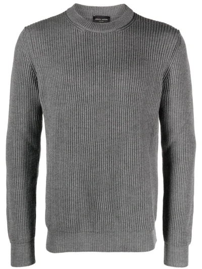 Roberto Collina Sweaters In Grey