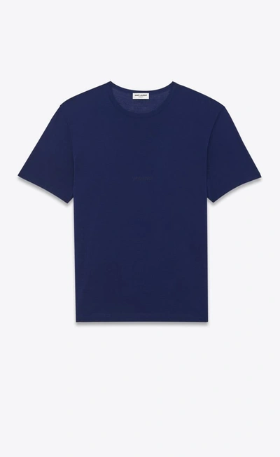 Saint Laurent T-shirt In Blue