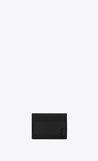 Saint Laurent Wallets & Card Holders In Black