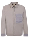 Ten C Zip-un Grey Shirt Jacket In Grey