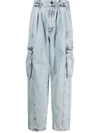 The Mannei Plana Tapered-leg Jeans In Blue