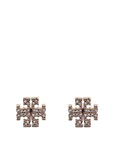 Tory Burch Earrings In Tory Gold / Crystal
