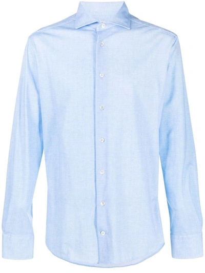 Traiano Milano Classic Button-up Shirt In 110