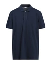 Aspesi Man Polo Shirt Midnight Blue Size Xxl Cotton