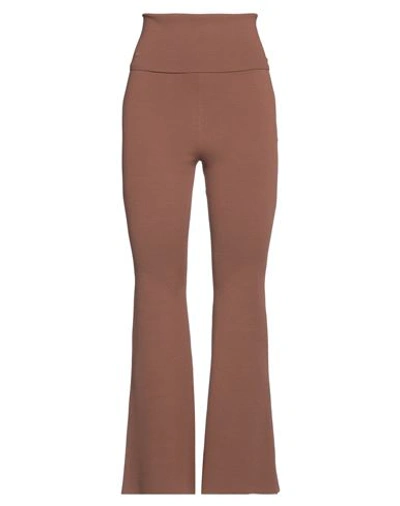 Stella Mccartney Woman Pants Brown Size 4-6 Viscose, Polyester, Polyamide, Elastane