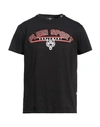 Plein Sport Man T-shirt Black Size L Cotton, Elastane