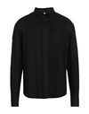 Mauro Grifoni Man Shirt Black Size 44 Cotton In Black