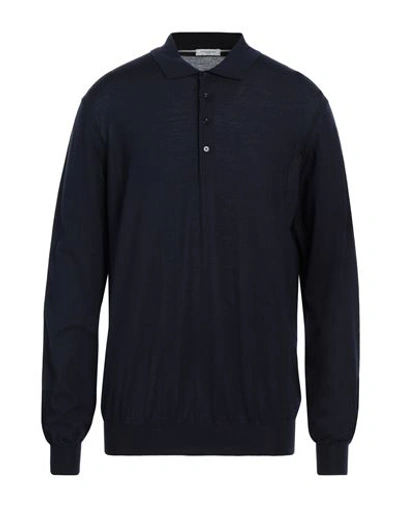 Paolo Pecora Man Sweater Midnight Blue Size 3xl Wool
