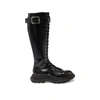 Alexander Mcqueen Tread Slick Chelsea Boot In Black