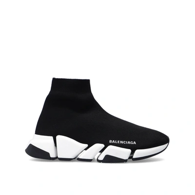 Balenciaga Speed 2.0 Lt Sock Sneakers In Black
