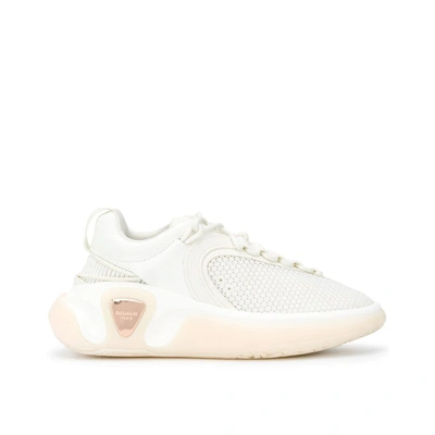 Balmain B-runner Sneakers In White