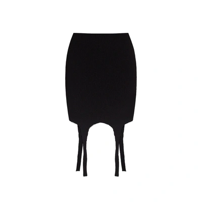 Balmain Mini Skirt In Black
