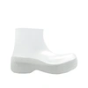 Bottega Veneta Puddle Rubber Ankle Boots In White