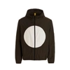 Moncler Genius Moncler X Craig Green Cort Logo Printed Hooded Jacket In Green