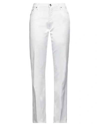 Jacob Cohёn Woman Pants White Size 30 Cotton, Viscose, Elastane