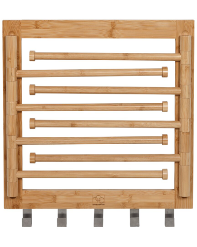 Honey-can-do Wall-mounted Swivel Clothes Drying Rack In Natural