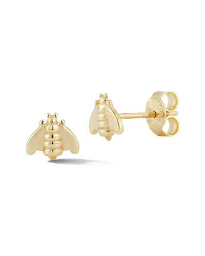 Ember Fine Jewelry 14k Bee Studs In Gold