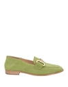OVYE' BY CRISTINA LUCCHI OVYE' BY CRISTINA LUCCHI WOMAN LOAFERS LIGHT GREEN SIZE 6 TEXTILE FIBERS