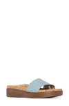 DONALD PLINER FIJI SUEDE SLIDE SANDAL