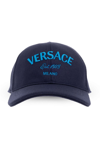 VERSACE VERSACE LOGO EMBROIDERED BASEBALL CAP