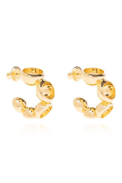 Bottega Veneta Gold Plated Earrings
